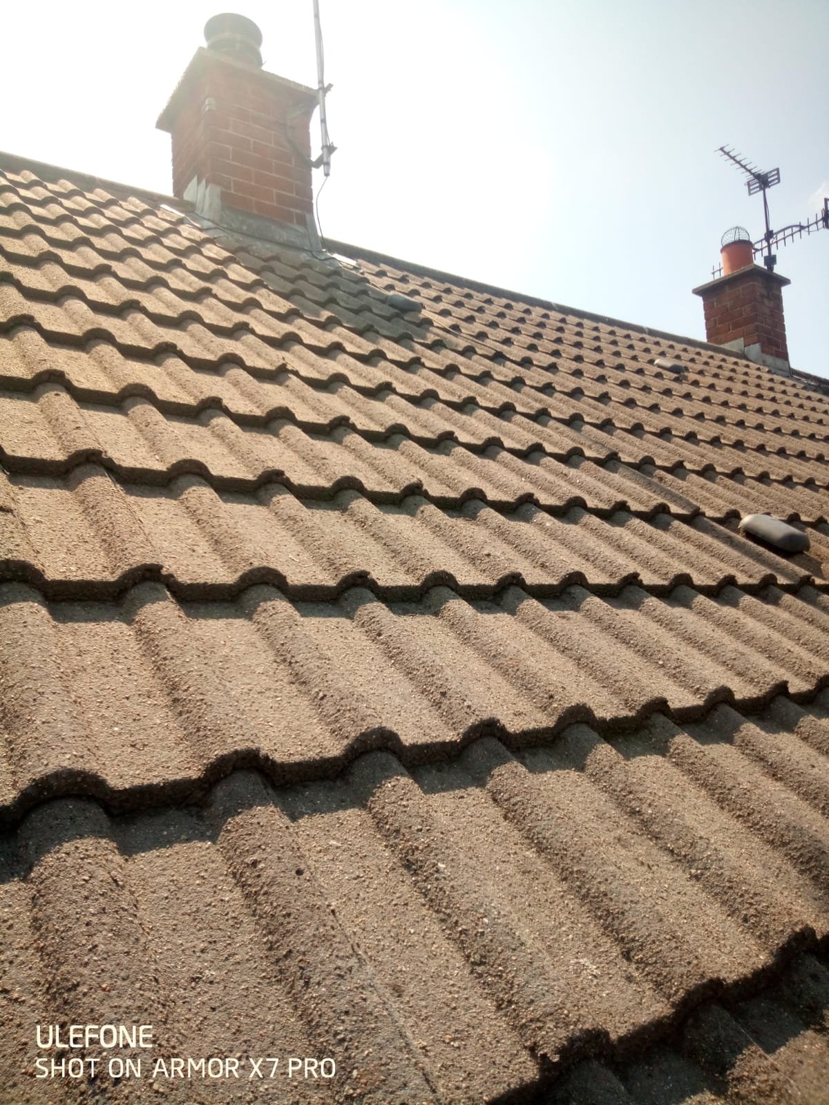 a clean roof after STEM BSG completed Roof Cleaning Northern Ireland